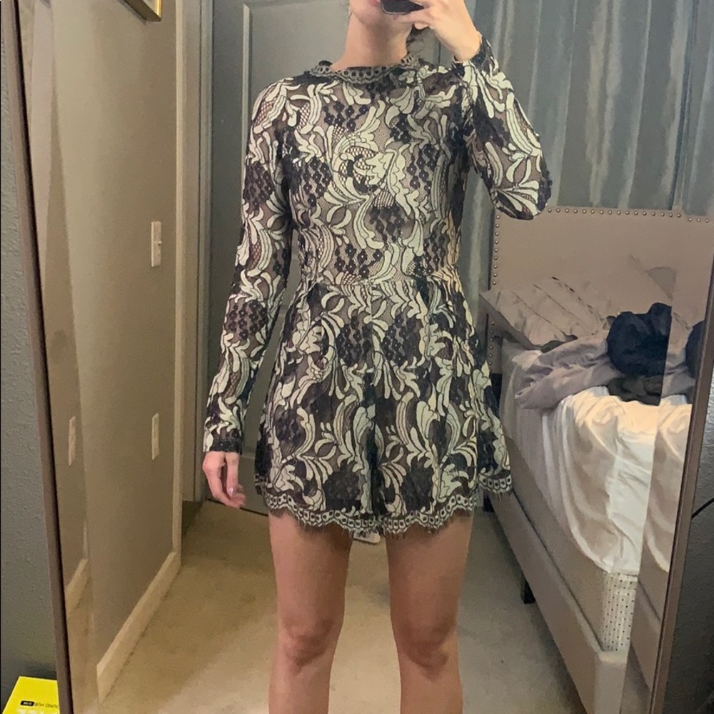 Lace romper